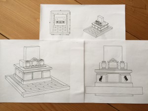 慰霊塔計画図面