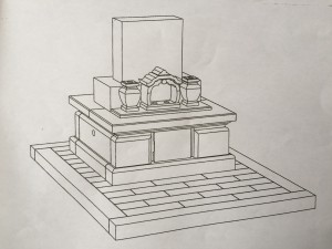 動物慰霊塔完成図